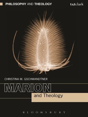 cover image of Marion and Theology